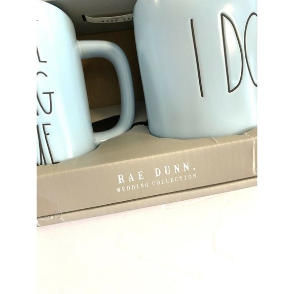 New RAE DUNN Wedding Collection Set Of 2 SOMETHING - Picture 11 of 11